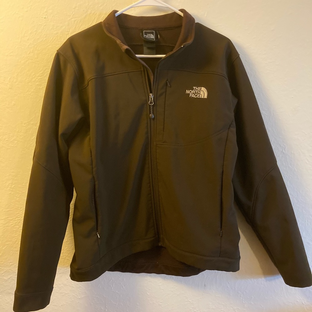 The North Face full zip soft shell jacket